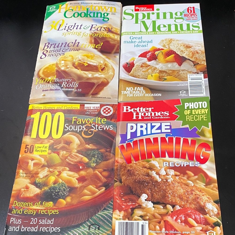 Better Homes and Gardens Vintage Cookbook Set